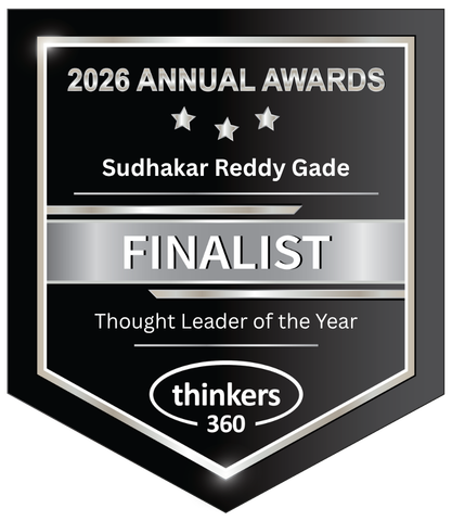 Thinkers360 2026 Annual Awards — Finalist, Thought Leader of the Year — Sudhakar Reddy Gade.